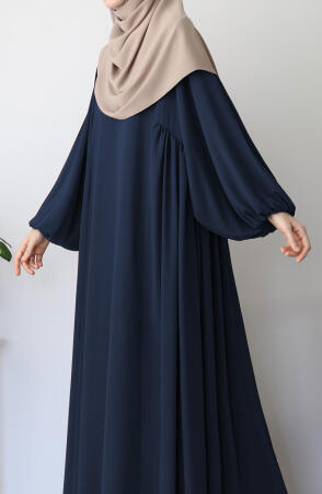 Çağla Elbise - Lacivert - Suhneva (1)