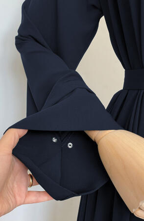 Dilşah Abaya Ferace - Lacivert - 5