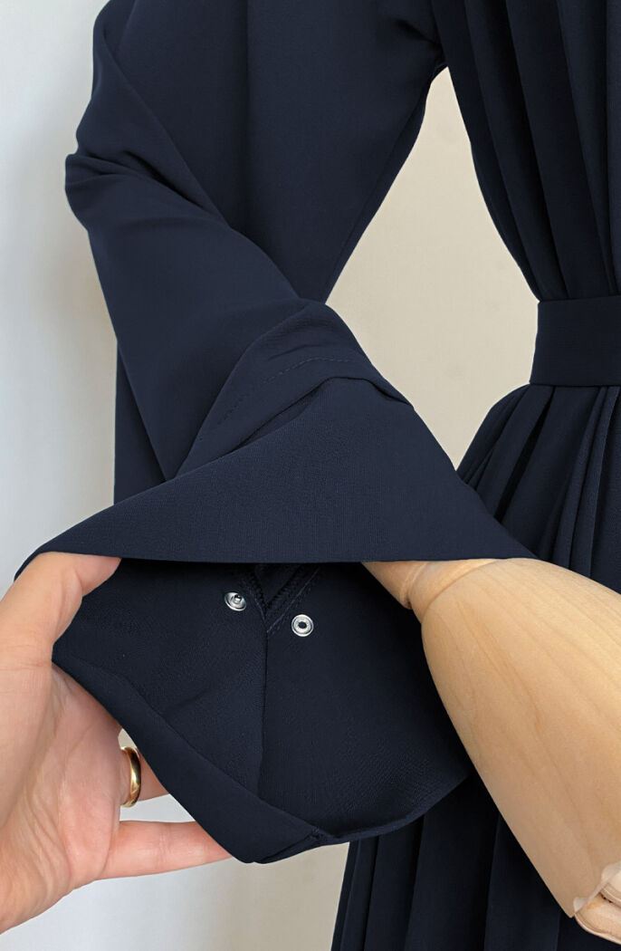 Dilşah Abaya Ferace - Lacivert - 5