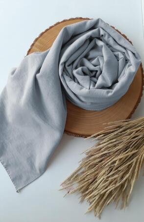 Düz Ayrobin Şal - Gri - Suhneva