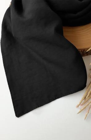 Düz Ayrobin Şal - Siyah - Suhneva (1)