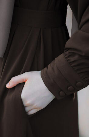 Ecrin Ferace - Koyu Kahve - 3