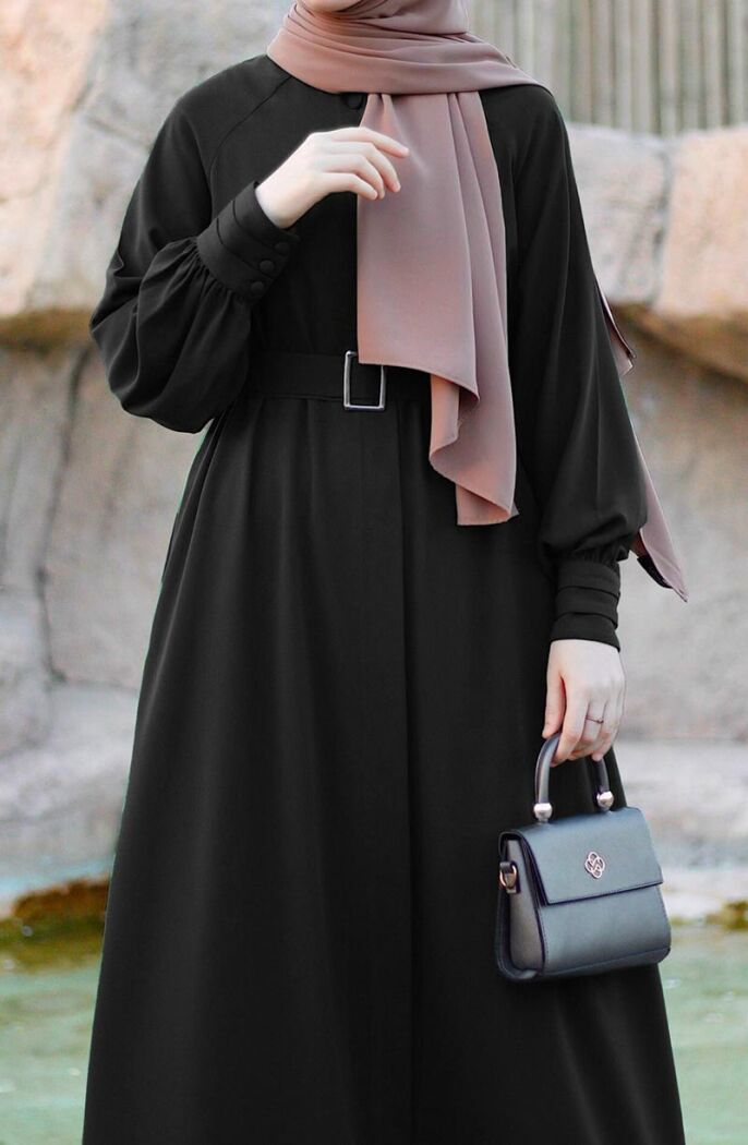 Ecrin Ferace - Siyah - 7