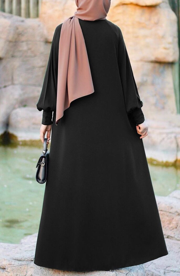 Ecrin Ferace - Siyah - 8
