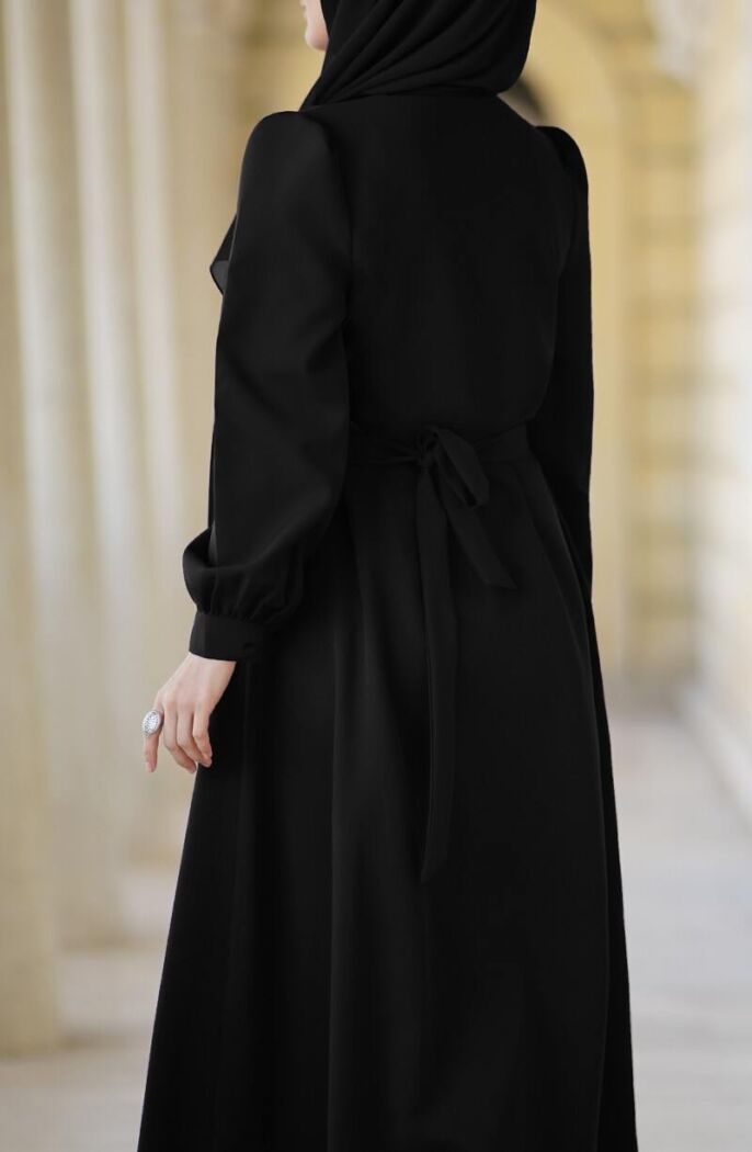 Elmas Ferace - Siyah - 6