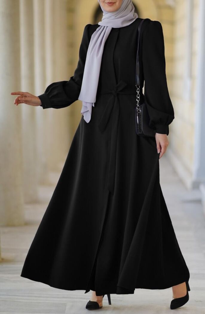 Elmas Ferace - Siyah - 7
