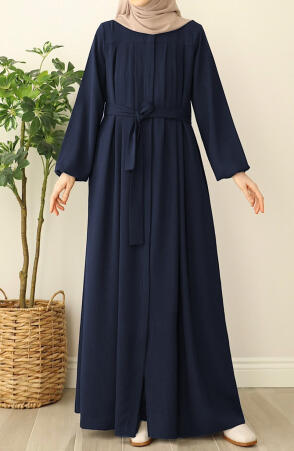 Esila Pileli Ferace - Lacivert - Suhneva (1)