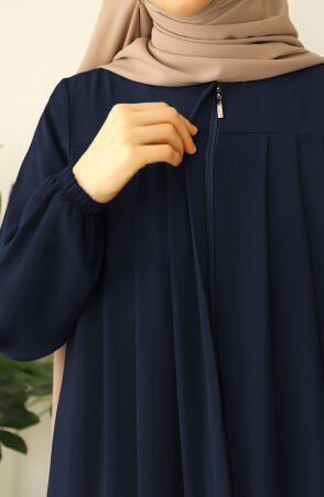 Esila Pileli Ferace - Lacivert - 3