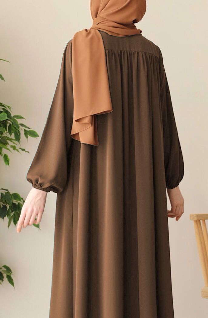 Esma Robalı Ferace - Kahve - 4