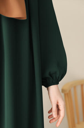 Esma Robalı Ferace - Yeşil - 5