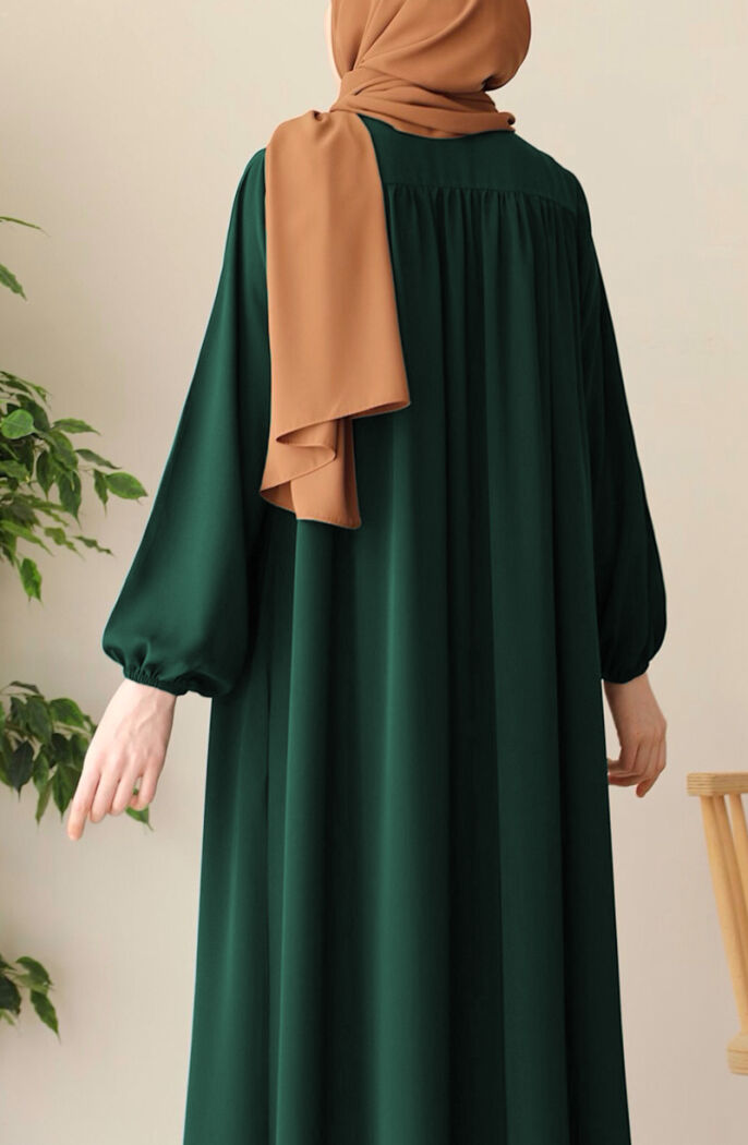 Esma Robalı Ferace - Yeşil - 8
