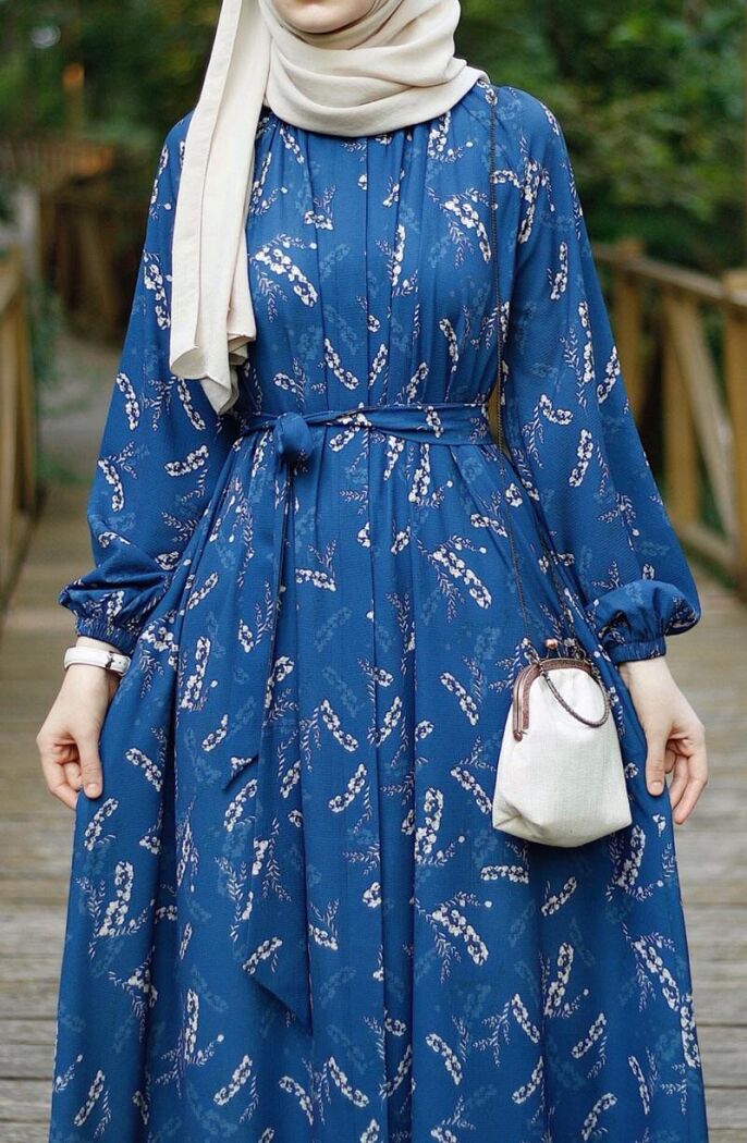 Farah Elbise Mavi - 2