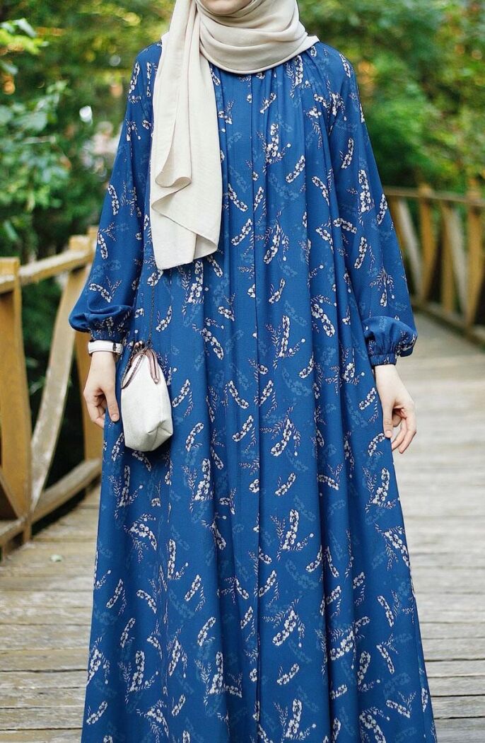 Farah Elbise Mavi - 4