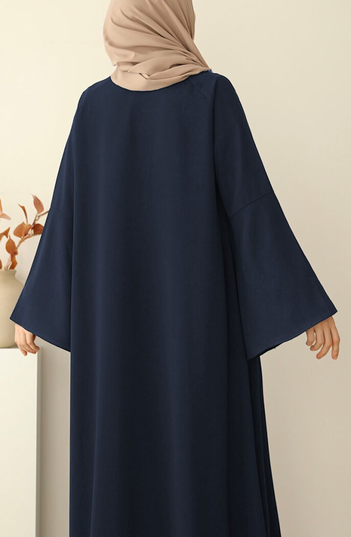 Fulya Abaya Ferace - Lacivert - 6