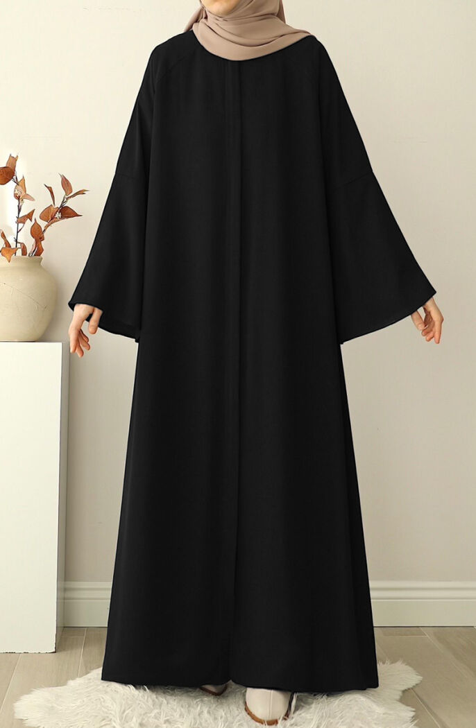 Fulya Abaya Ferace - Siyah - 1