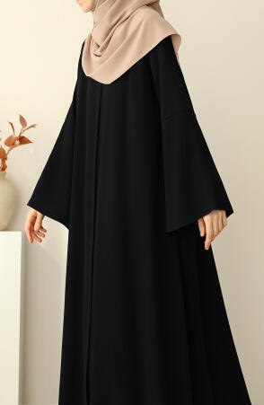 Fulya Abaya Ferace - Siyah - 7