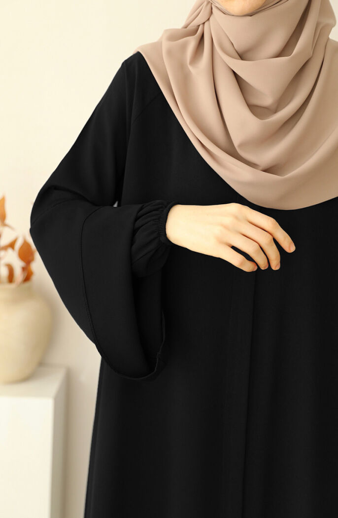 Fulya Abaya Ferace - Siyah - 2
