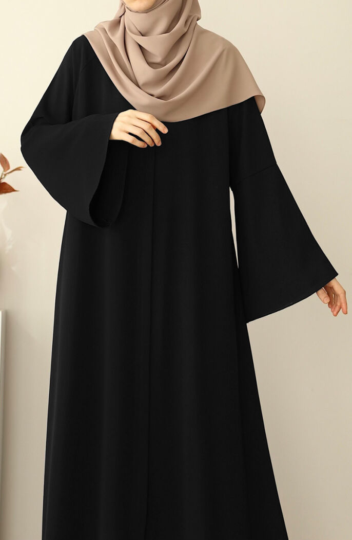 Fulya Abaya Ferace - Siyah - 6