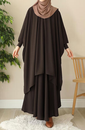 Hale Afgan Takımı - Koyu Kahve - Suhneva