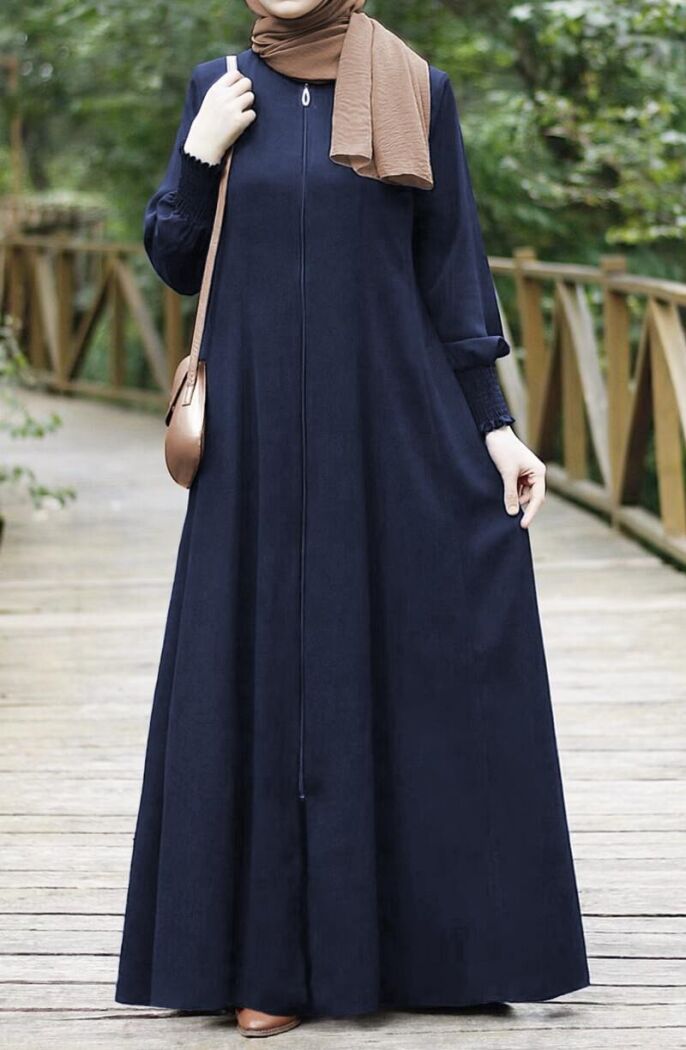Hüma Sultan Kloş Ferace - Lacivert - 2