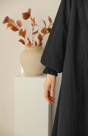 Kapüşonlu Yağmurluk - Siyah - 4