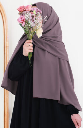 Medine İpeği Şal - Gül Kurusu (Büyük Boy) - Suhneva